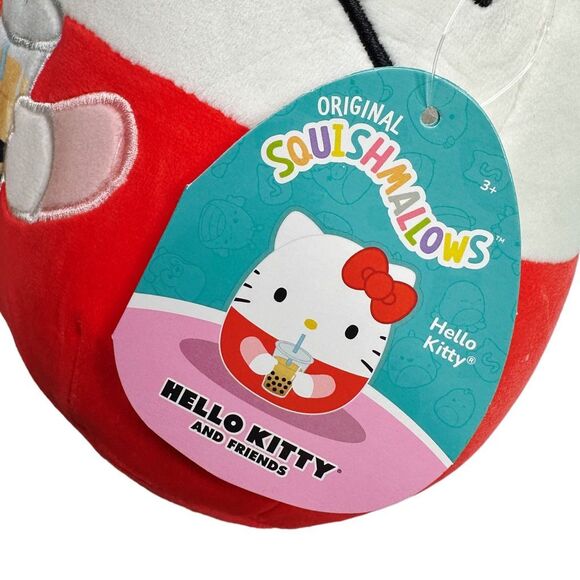 Squishmallows Hello Kitty Boba Tea 8” Plush - Picture 3 of 3